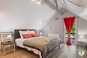 2 chambres, lit parapluie, Wi-Fi gratuit