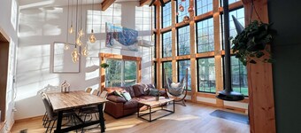 Modern Chalet by Mt. Sunapee with Spa