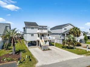 Exterior - The Salty Rooster by Brunswick Vacation Rentals: New Pool & Renovated Bedrooms (Ocean Isle Beach)