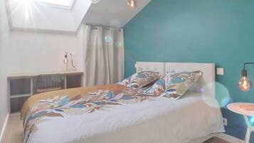 3 chambres, fer et planche Ă repasser, Wi-Fi gratuit, draps fournis