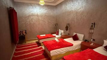 Free WiFi, bed sheets