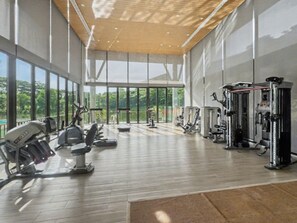 Appartement, 2 slaapkamers, toegankelijk voor mindervaliden, balkon | Fitnessstudio
