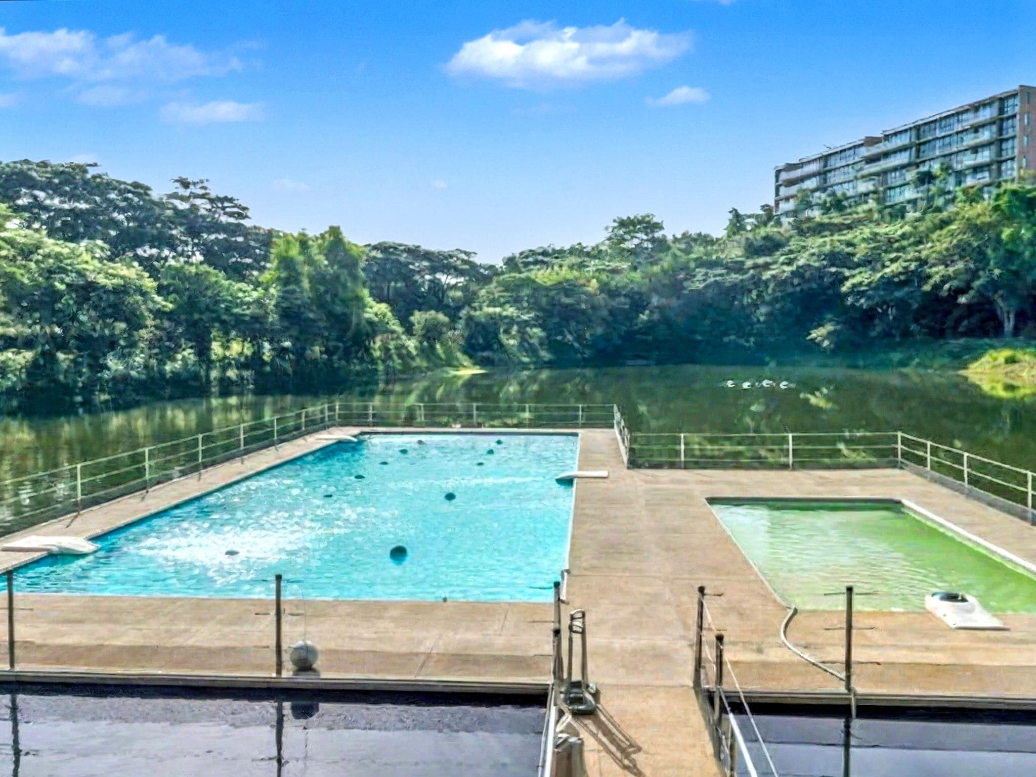 Appartement, 2 chambres, accessible aux personnes à mobilité réduite, balcon | Piscine