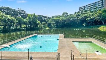 Appartement, 2 chambres, accessible aux personnes à mobilité réduite, balcon | Piscine