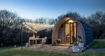 Demelza, a pod nestled in the beautiful Cornish countryside near Liskeard