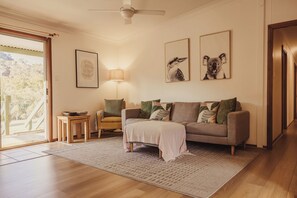 Smart-TV, Kamin, Bücher, Computerbildschirme