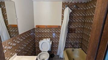Soap, shampoo, toilet paper