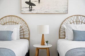 2 bedrooms, iron/ironing board, travel crib, WiFi