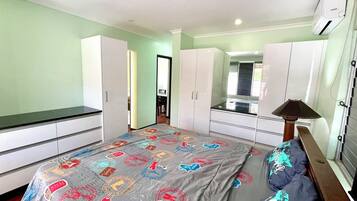 3 soveværelser, strygejern/strygebræt, sengetøj