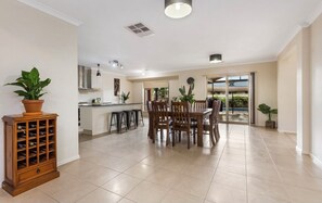 Dining - Modern family home with pool (Carisbrook)