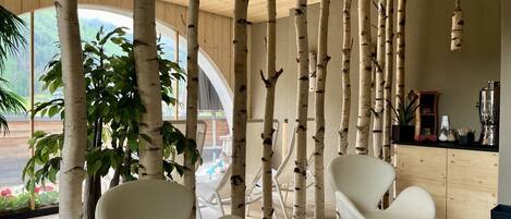 Sauna, vasca idromassaggio, bagno turco