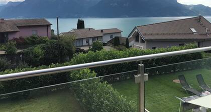 Duplex with terrace and lake view