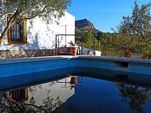 Pool - Naturaleza y Vino!  Habitación en Casa Rural con piscina al pie del Monte Arabí (Yecla)