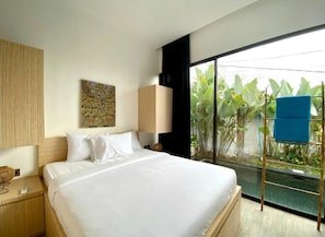 Vila Deluks, 2 kamar tidur, beranda, di pinggir kolam renang | 2 kamar tidur, brankas, dan tempat tidur bayi (biaya tambahan)