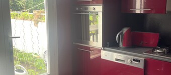 I rent a bedroom, a living room, a kitchen, a toilet and a shower room.