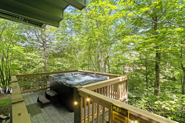 Bain à remous extérieur