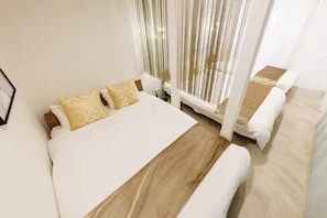 1 chambre, rideaux occultants, fer et planche Ă repasser, Wi-Fi gratuit