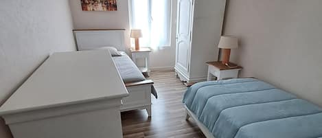 2 slaapkamers, beddengoed
