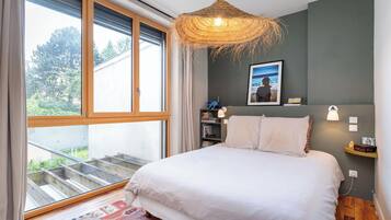 3 chambres, fer et planche Ă repasser, Wi-Fi, draps fournis