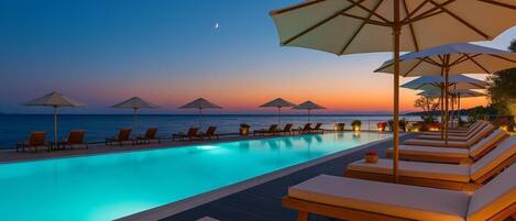 Apartment, 1 Bedroom, Smoking, Balcony | Pool | Outdoor pool