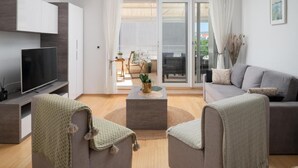 Apartment, 1 Bedroom, Smoking, Balcony | Living room - Sunny Resort Apartment With Seaview 1314 (Zadar)