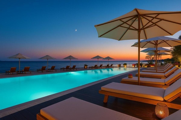 Apartment, 1 Bedroom, Smoking, Balcony | Pool | Outdoor pool