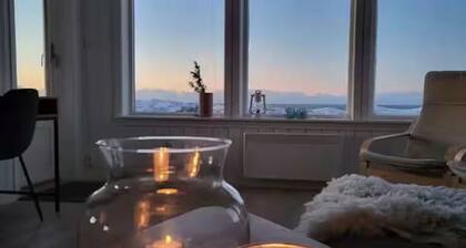 Panoramautsikt over kyst og skjærgård