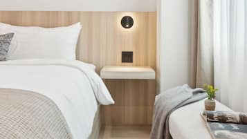 2 habitaciones, tabla de planchar con plancha, cuna de viaje y wifi