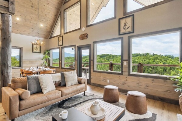 Smart TV, fireplace, video games