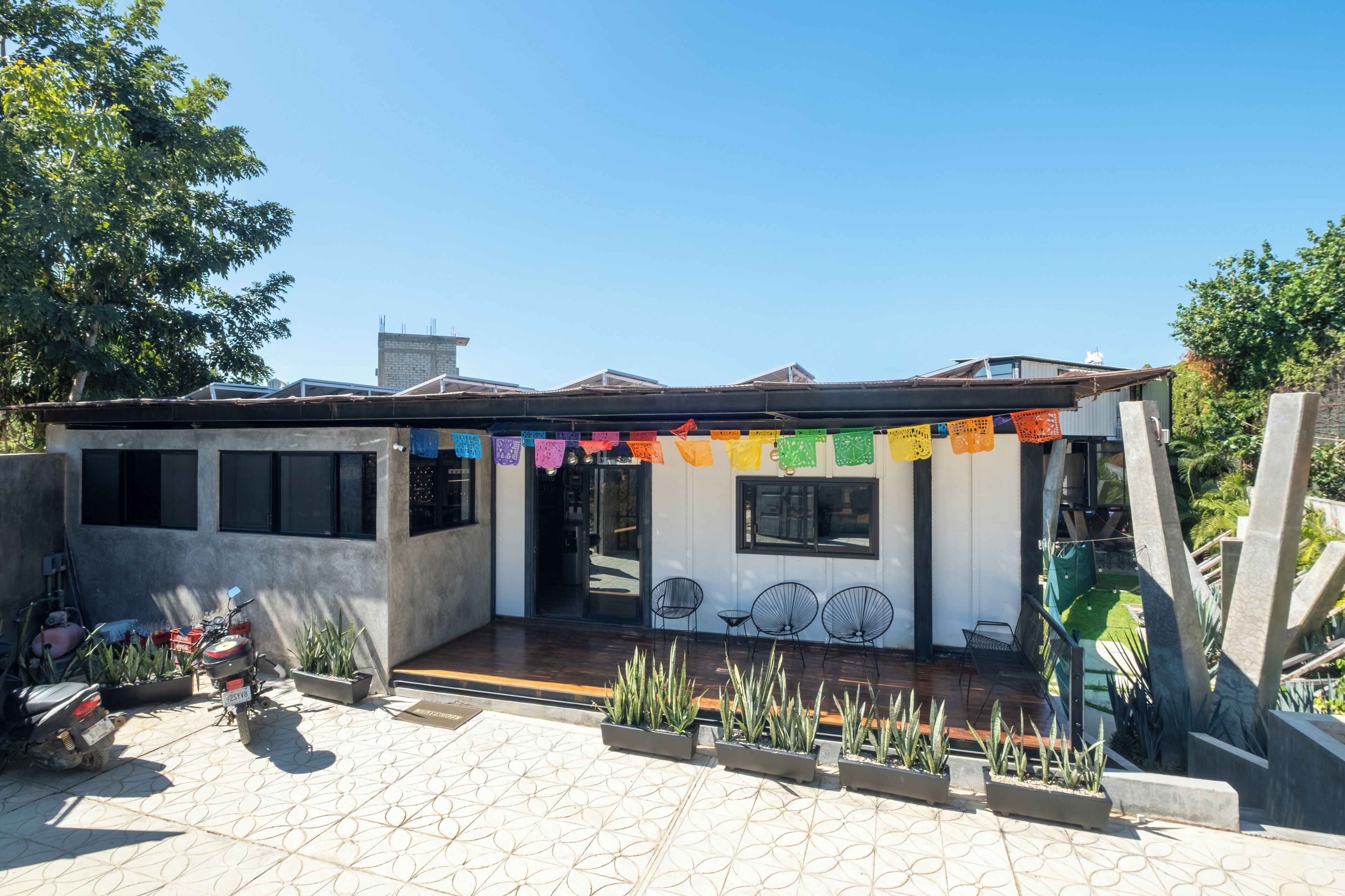 Fachada de la propiedad