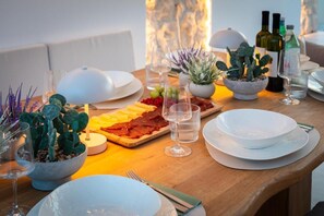 Dining - Luxury Seafront Villa Noles With Heated Pool, Jacuzzi, EV Near Zadar (Sukosan)