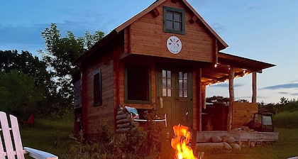 Tiny Oaks Cabin
Cozy and private with sleeping loft, walking distance to lake!