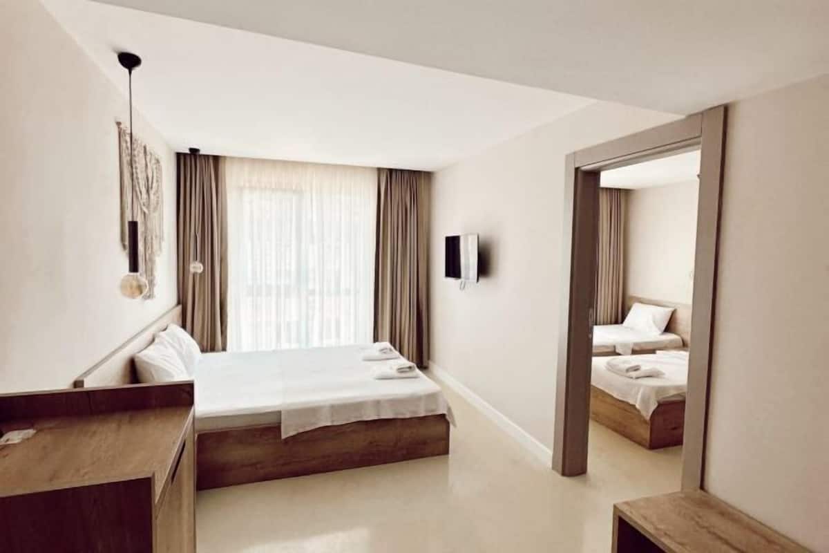 Premium bedding, down duvets, pillow-top beds, in-room safe