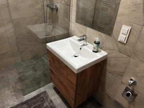 Towels, soap, toilet paper