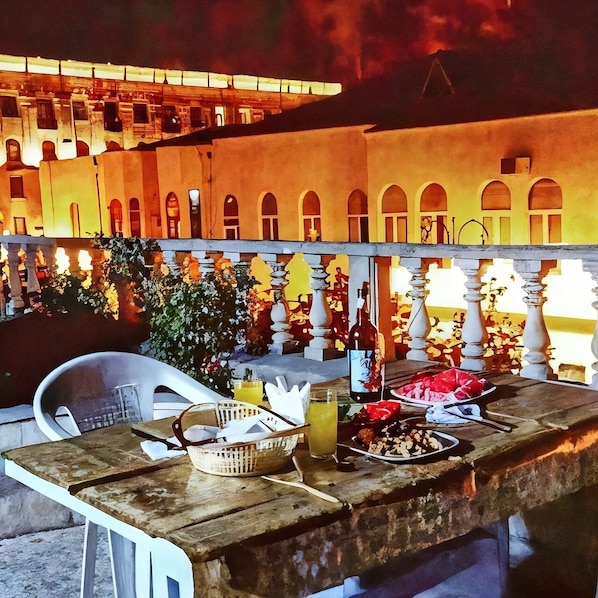 Terrasse sur le toit