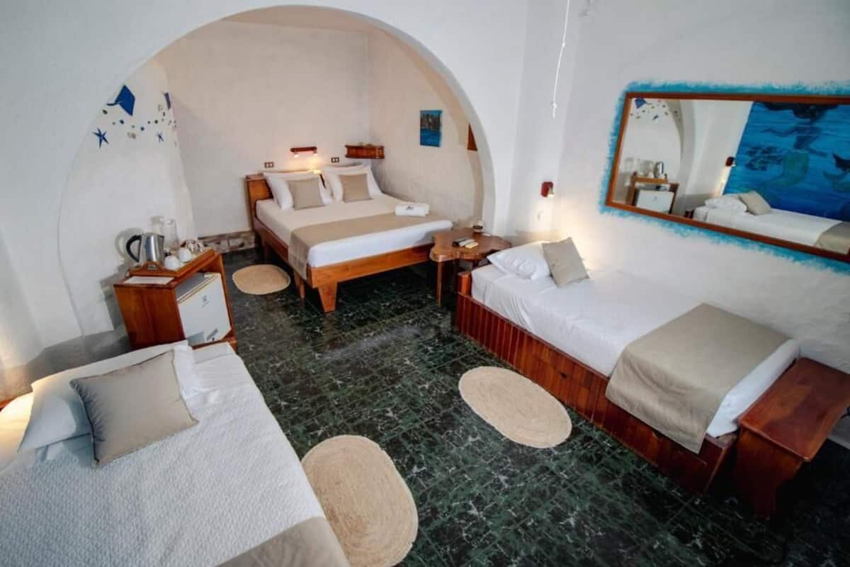 Chambre Quadruple, vue mer