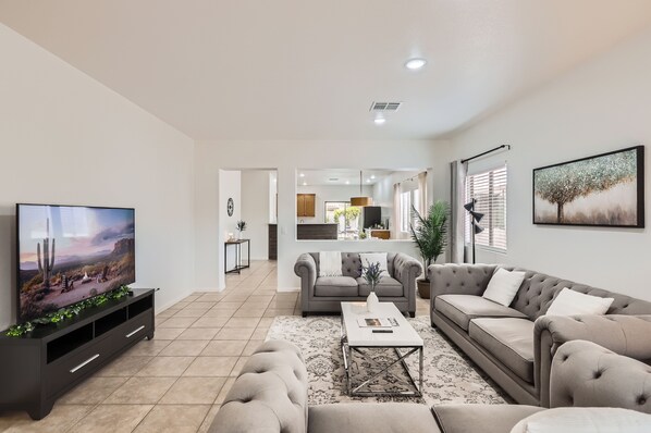 Smart TV, table tennis, books