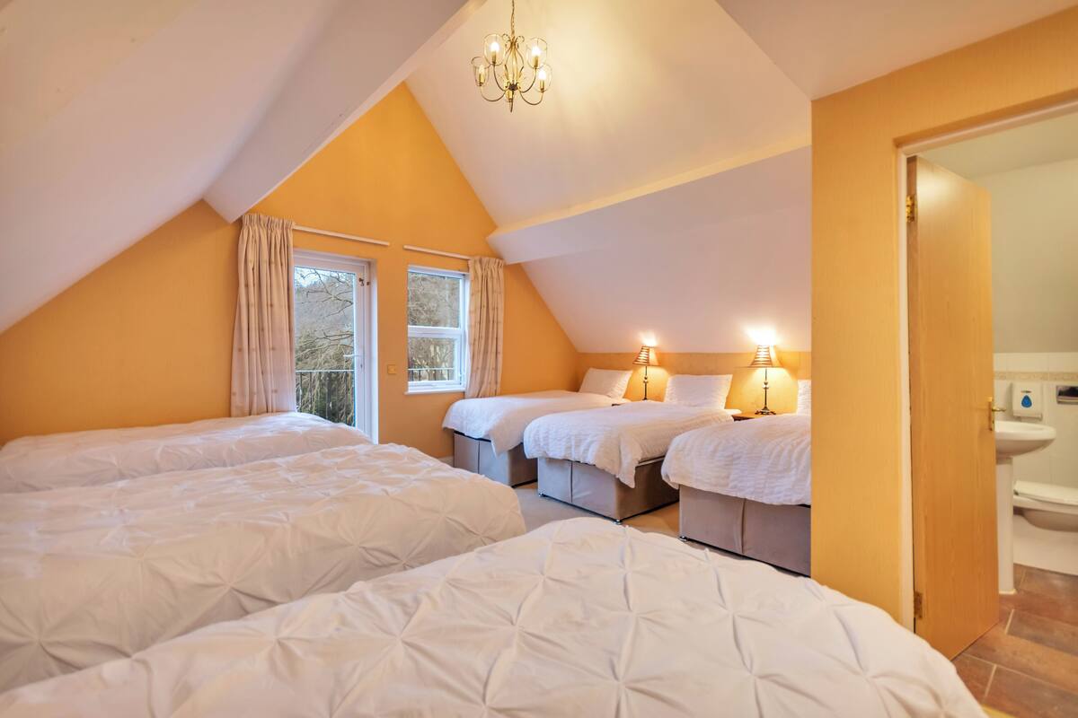 Family Room, Multiple Beds, Balcony, Lake View | Free WiFi