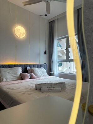 3 slaapkamers, een kluis op de kamer, een strijkplank/strijkijzer