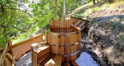 Secluded vacation estate in the heart of the Ardèche, total peace and quiet and absolute nature.