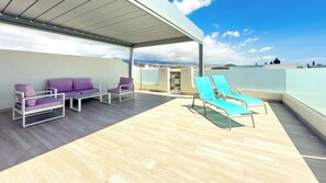 Terrace/patio - Apartment in La Tejita with Spectacular Views (Granadilla de Abona)