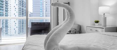 1 غرفة نوم ومكواة/لوح كي وسرير سفر وواي فاي مجانًا