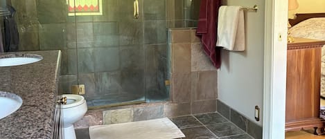 Towels, soap, toilet paper