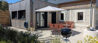 La Maison d'Anita at Le Tilleul, 4 km from Etretat, ideal for families or friends.