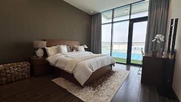 Two-Bedroom Superior Apartment | Memory-foam beds, desk, laptop workspace, iron/ironing board