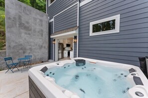 Idromassaggio all'aperto