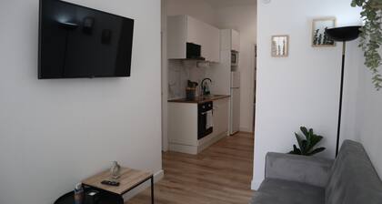 Charming 2-bedroom apartment with WiFi, AC in beautiful Madrid B1