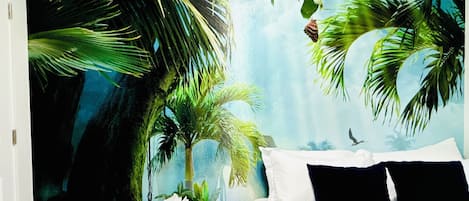 4 dormitorios, tabla de planchar con plancha, wifi gratis y ropa de cama