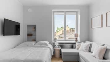 1 makuuhuone, silitysrauta/-lauta, Wi-Fi, vuodevaatteet