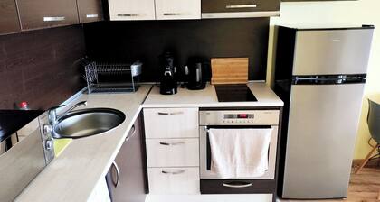 Panoramic view apartment with WiFi, AC